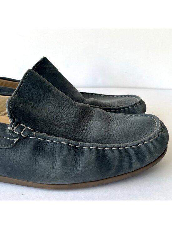 Mephisto Algoras Cool-Air Driving Loafer Mens 12 Moccasins Blue Suede Leather main image 16